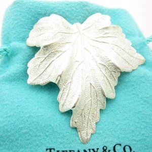 Vintage Tiffany & Co. Sterling Silver .925 Maple Leaf Pin/Brooch